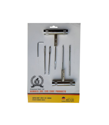 ست پنچرگیری 6 عددی هاپسون درفش/نخ/سوزن بازکن نامبر وان NUMBER ONE