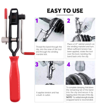 انبر بست جمع کن گردگیر پلوس هنس HANS مدل CVBCB