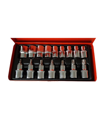 مجموعه 16 عددی ست جعبه بکس ای E و آلن بکسی درایو 1/2 اسرانو SRUNV