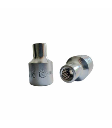 بکس کوتاه سفید 12پر درایو 1/2 سایز 7/16 جنیوس GENIUS مدل 473810