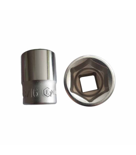 بکس کوتاه سفید 6پر درایو 1/2 سایز 13/16 جنیوس GENIUS مدل 483826