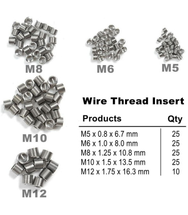 ست 131 عددی فنرهلی کویل، قلاویز با لوازم مربوطه مکسین MAXIN مدل HGRPRO
