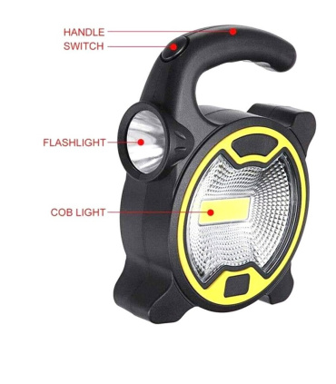 نورافکن دستی LED باتری خور مدل T-915