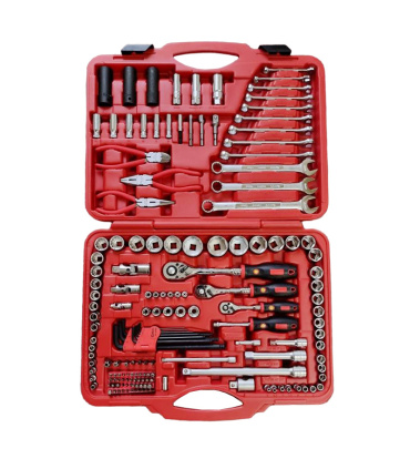 جعبه بکس و ابزار 161 پارچه جنیوس GENIUS مدل AC234161S