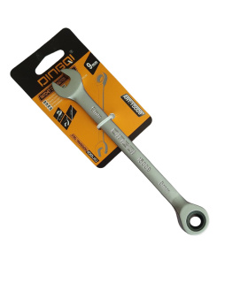 آچار صنعتی یک سر تخت و یکسر رینگ جغجغه ای سایز 9 دینگی DINGQI مدل 15009