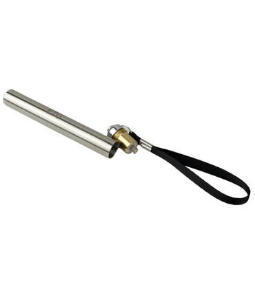 چراغ قوه استیل باطری خور 100mm