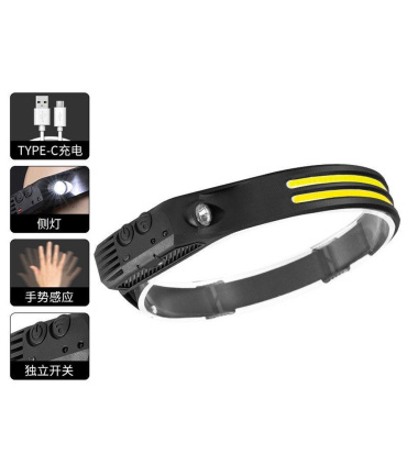 چراغ پیشانی ژله ای سنسوردار COB مدل CB-689-2