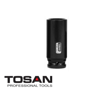 بکس بلند سایز 23 فشارقوی مشکی درایو 1/2 توسن TOSAN