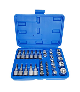 مجموعه 34 پارچه بکس ای E و آلن بکسی و سری پیچ گوشتی جنترود  JNTRD مدل J-20058