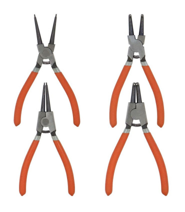 ست 4 عددی انبر خار بازکن/جمع کن راست و کج 7 اینچ TAT مدل 4KA