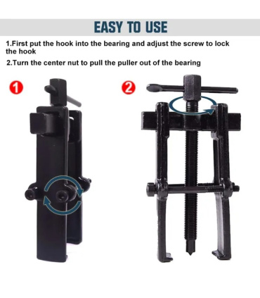بلبرینگ کش سایز 6اینچ ابعاد 90*55 ناخن نازک با جمع کن پایه کد 150