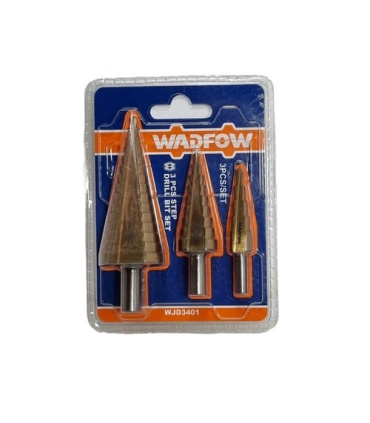 ست مته مخروطی 3 عددی فلز وادفو WADFOW مدل WJD3401 مته کاجی