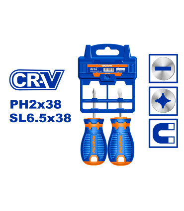 پیچ گوشتی مشتی دو عددی دوسو (تخت) و چهارسو وادفو WADFOW مدل WSS1202