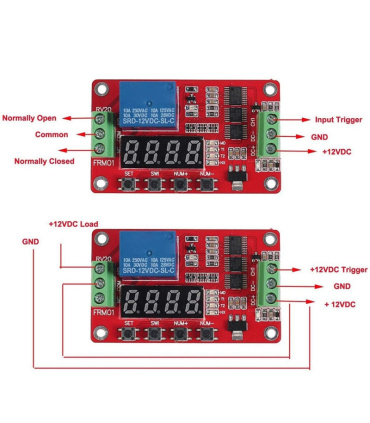 ماژول تایمر با رله و نشانگر FRM01