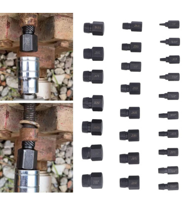 ست 25 عددی قلاویز چپگرد بکسی شش گوش