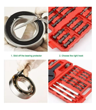 کیت بلبرینگ کش و درآر از داخل بلبرینگ جای ساچمه ( بین دو کنس ) مجموعه 24 عددی ساتاوین مدل SCH15