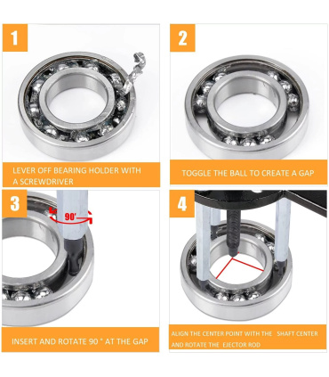 کیت بلبرینگ کش و درآر از داخل بلبرینگ جای ساچمه ( بین دو کنس ) مجموعه 24 عددی ساتاوین مدل SCH15
