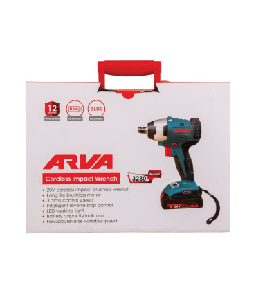 آچار بکس شارژی براشلس 20 ولت آروا ARVA مدل 3230