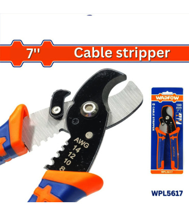 کابل بر و سیم لخت کن 7 اینچی 180 میلیمتر وادفو WADFOW مدل WPL5617