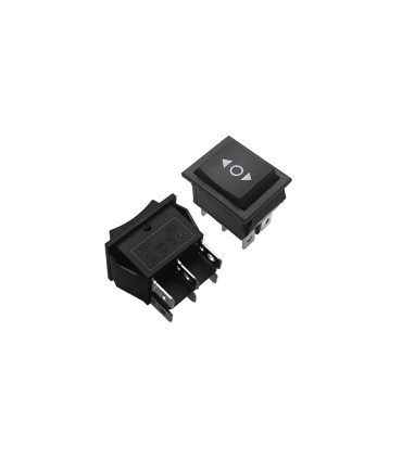 کلید راکر شستی (فشاری) بزرگ سه حالته 6 پین KCD4-203S (فلش بالا پایین دار)