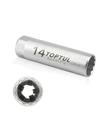 بکس شمع سایز 14 درایو 3/8 تاپ تول TOPTUL مدل BAAX1214