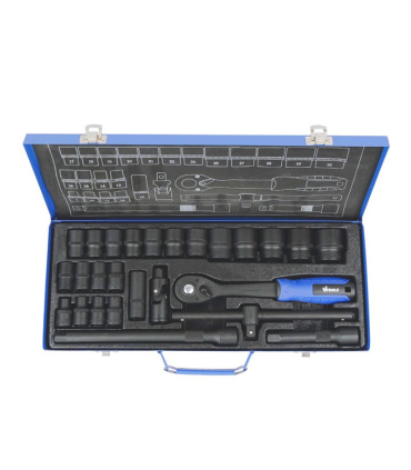 جعبه بکس 26 پارچه درایو 1/2 فشارقوی ویتولز VTOOLS مدل VT5108