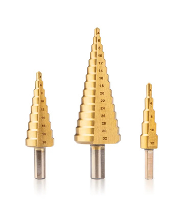 ست مته مخروطی 3 عددی فلز دینگی DINGQI مدل ART:136005 مته کاجی