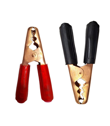 گیره و چنگال اتصال باتری سوسماری سایز بزرگ بسته 2 عددی