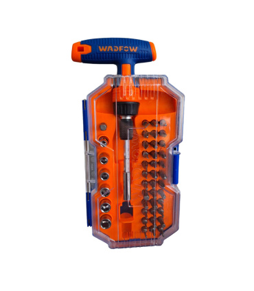 جعبه بیت و پیچ گوشتی جغجغه ای 45 عددی سایز 1/4 وادفو WADFOW مدل WSS8B45