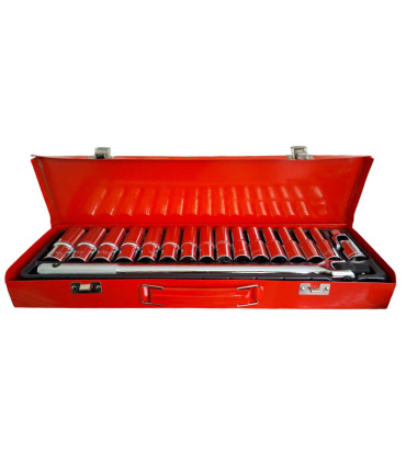 جعبه بکس 17 پارچه بلند درایو 1/2 جیانترد JNTRD مدل J-20033