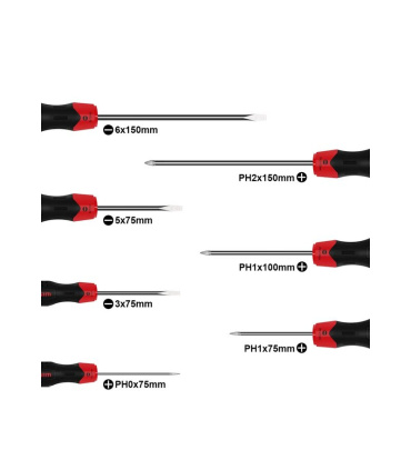 ست پیچ گوشتی 7 عددی وایساپ WISEUP مدل 090205