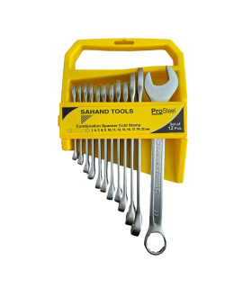 ست آچار 12 عددی یکسر تخت یکسر رینگی سهند تولز SAHAND TOOLS