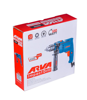 دریل چکشی 550وات 13 میلیمتری آچاری آروا ARVA مدل 5332