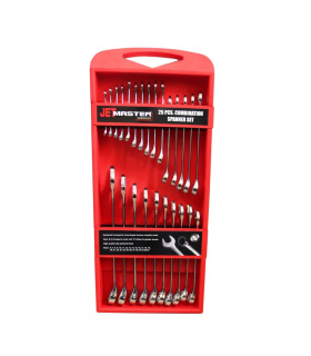 مجموعه 25 عددی ست آچار یکسر تخت یکسر رینگی جت مستر JET MASTER