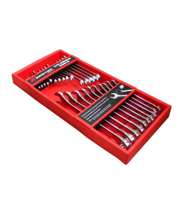 مجموعه 25 عددی ست آچار یکسر تخت یکسر رینگی جت مستر JET MASTER