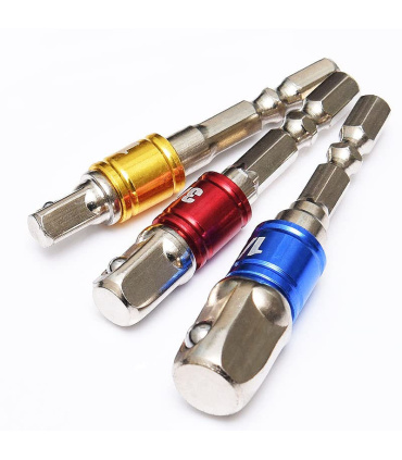 مجموعه 3 عددی رابط سر دریل به بکس خور 1/4 WEIXNFENG