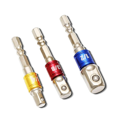 مجموعه 3 عددی رابط سر دریل به بکس خور 1/4 WEIXNFENG