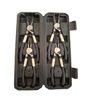 ست 4 عددی انبر خار بازکن/جمع کن صاف و کج 7 اینچ