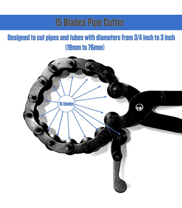 انبر مخصوص لوله بر اگزوز 19 تا 76 میلیمتر ساتاوین SATAVIN مدل LB4