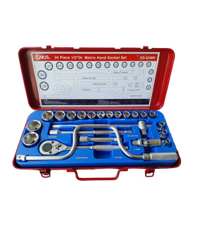 جعبه بکس 24پارچه سفید 6پر درایو1/2 جنیوس GENIUS مدل GS-424M4