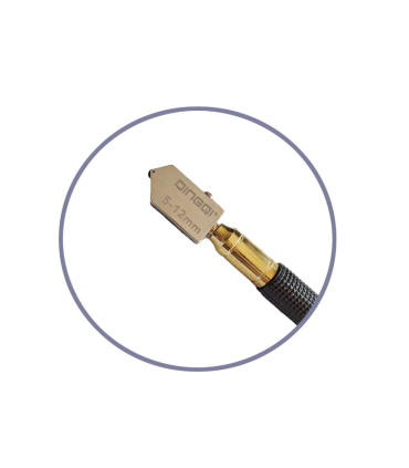 الماس شیشه بر 5-12 میلیمتر حرفه ای دینگی DINGQI مدل 63105 دسته مشکی
