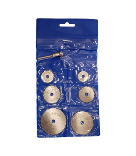 ست 6 عددی صفحه برش سر دریلی با شفت 3.2 میلیمتر