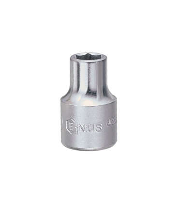 بکس کوتاه سایز 16 درایو 3/8 سفید 6پر جنیوس GENIUS مدل 323216