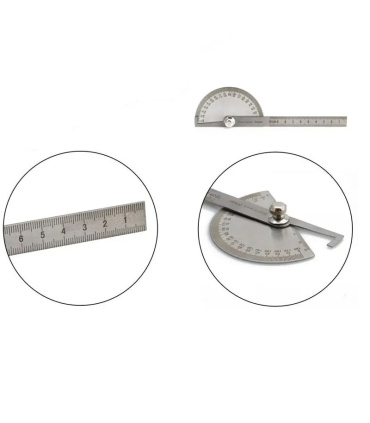 خط کش نقاله فلزی فیدار تولز FIDAR TOOLS