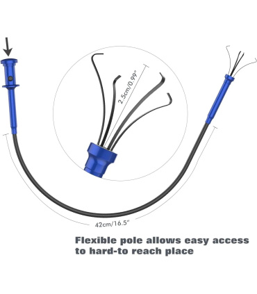 انبر و گیره مشکل گشا فنری آهنربایی چراغدار APPEX بدنه فنری برگشت دستی