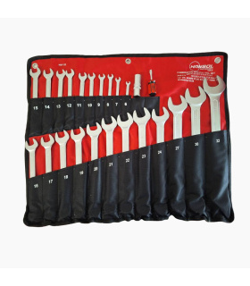 ست آچار یکسر تخت یکسر رینگی 24 عددی 6تا32 هانسول HANSOL مدل HS1122