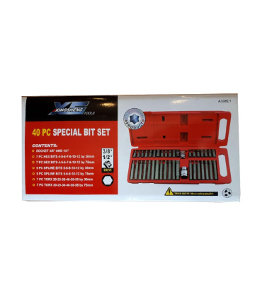 مجموعه 40 عددی سری آچار آلن ستاره ای XINGSHENGTOOLS