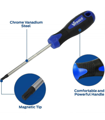 پیچ گوشتی ستاره ای T20 ویتولز VTOOLS مدل VT2199 آمریکا