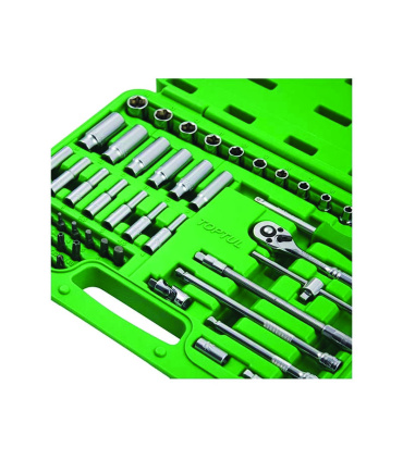 جعبه بکس 55 پارچه 6پر درایو 1/4 تاپ تول TOPTUL مدل GCAI5501