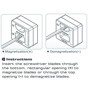 ابزار مغناطیس کُن و مغناطیس زُدا  الکاتولز LKTOOLS مدل Z5598 | دی مگنت و مگنت کُن
